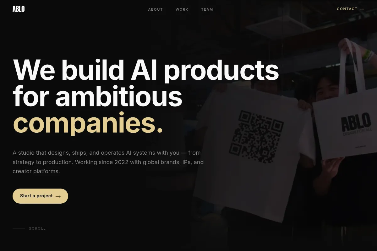 Ablo website preview