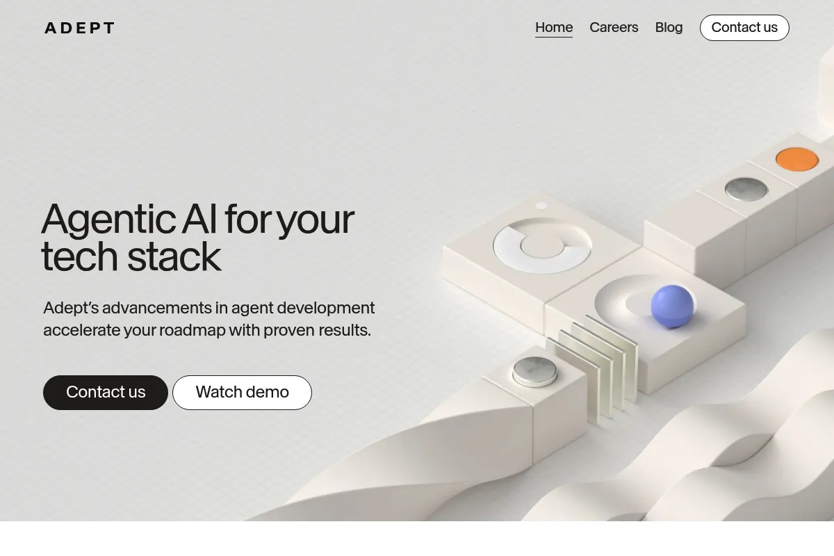 Adept website preview