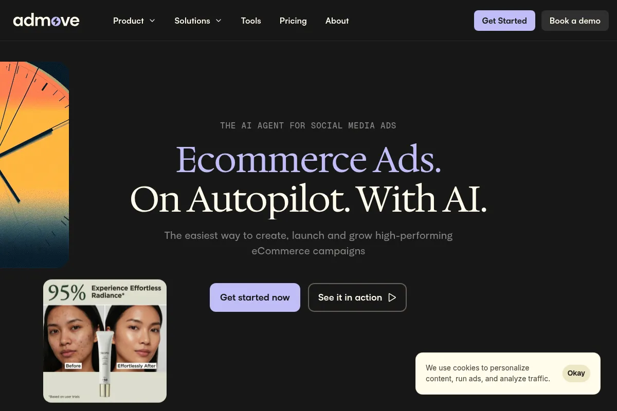 AdMove website preview