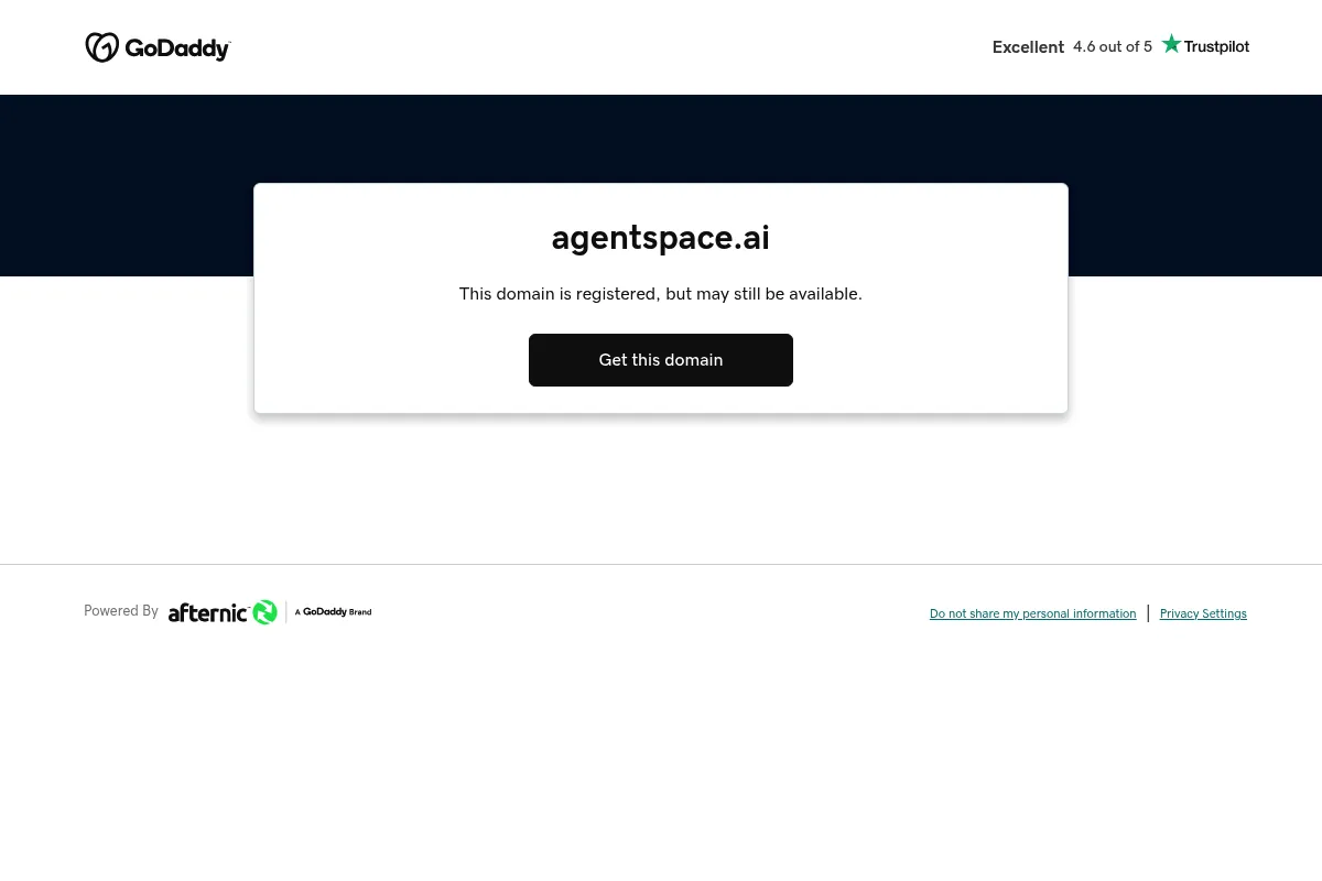 AgentSpace website preview