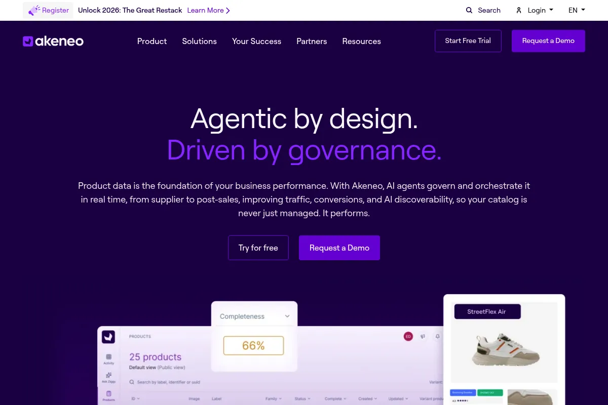 Akeneo website preview