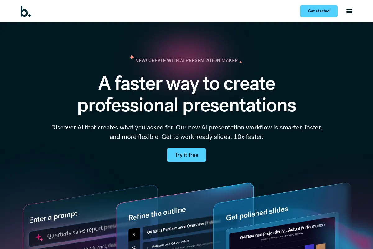 Beautiful.ai website preview