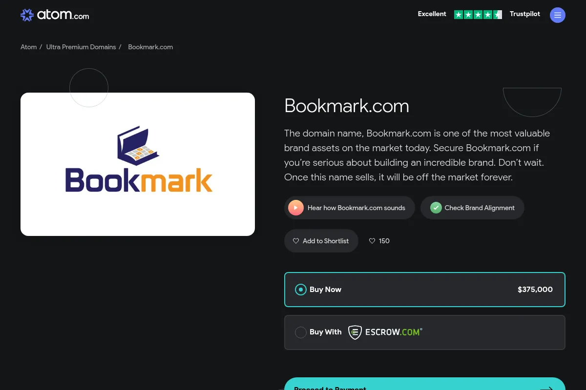 Bookmark AI website preview