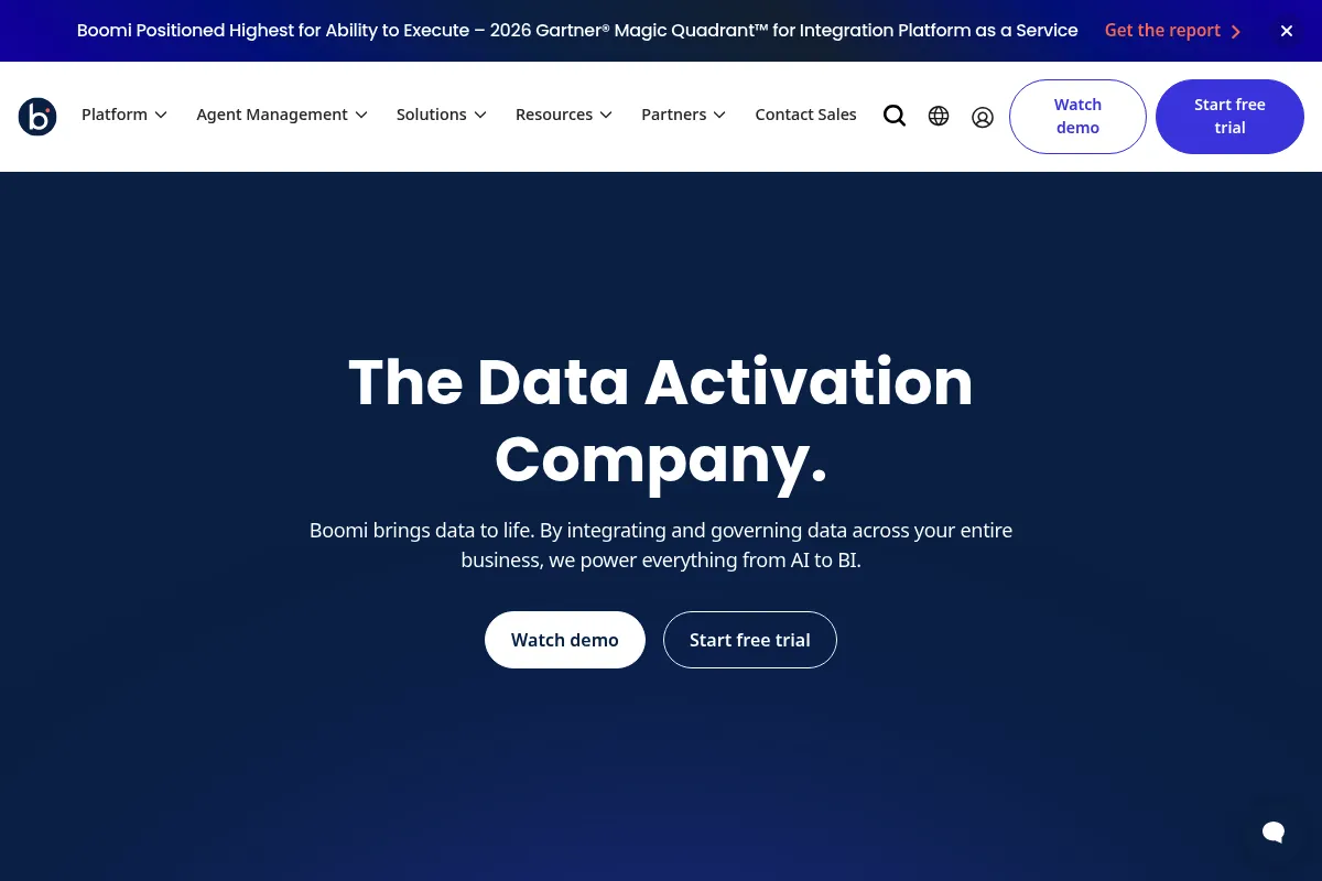 Boomi website preview