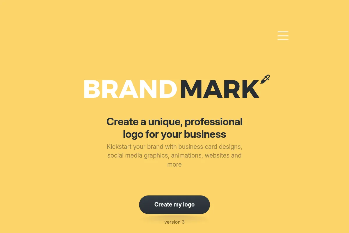 Brandmark website preview