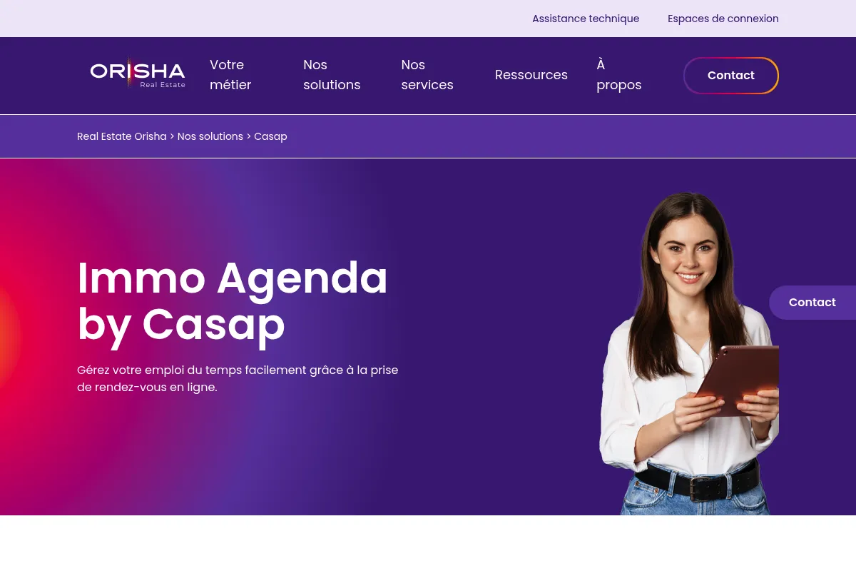 Casap website preview