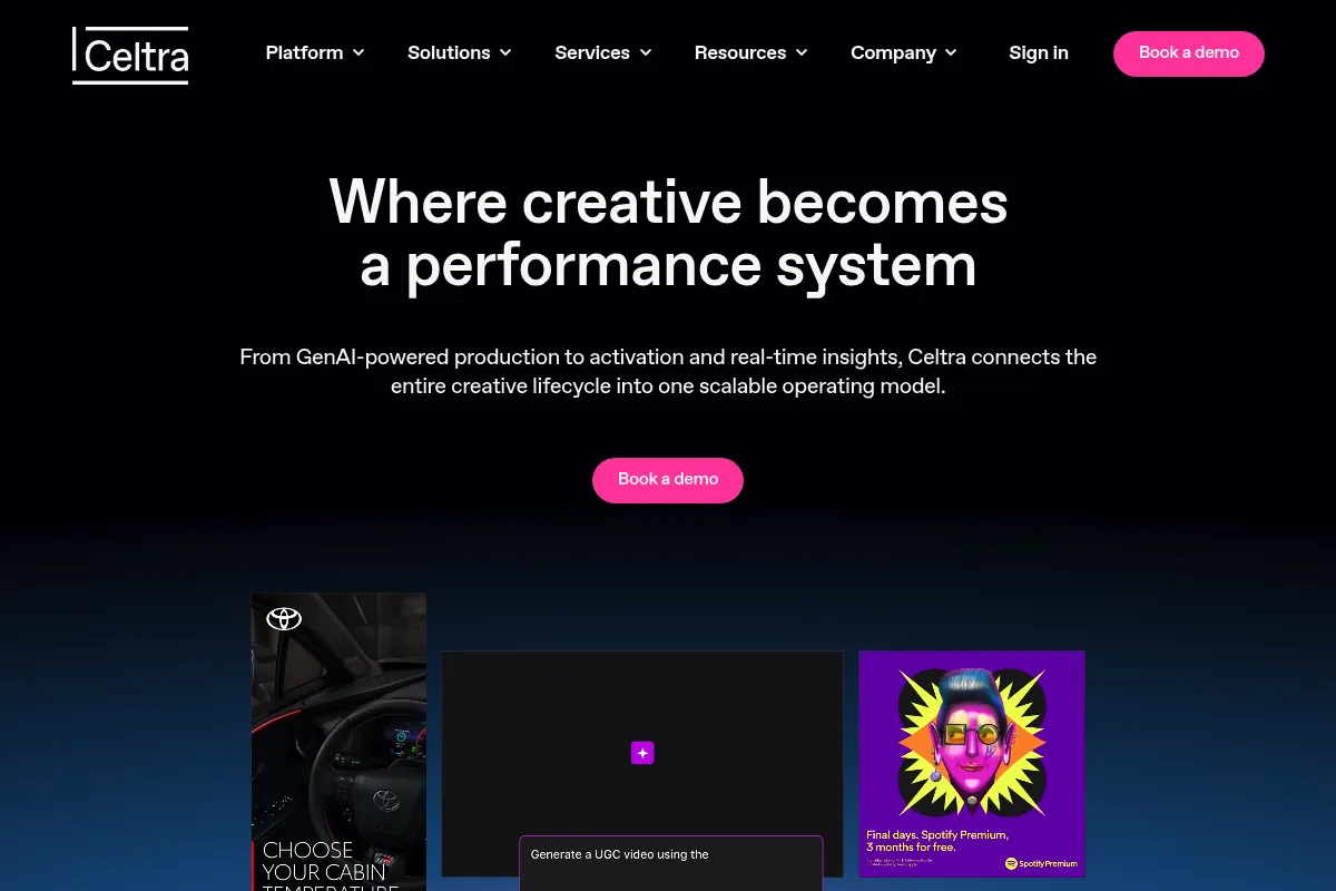 Celtra website preview