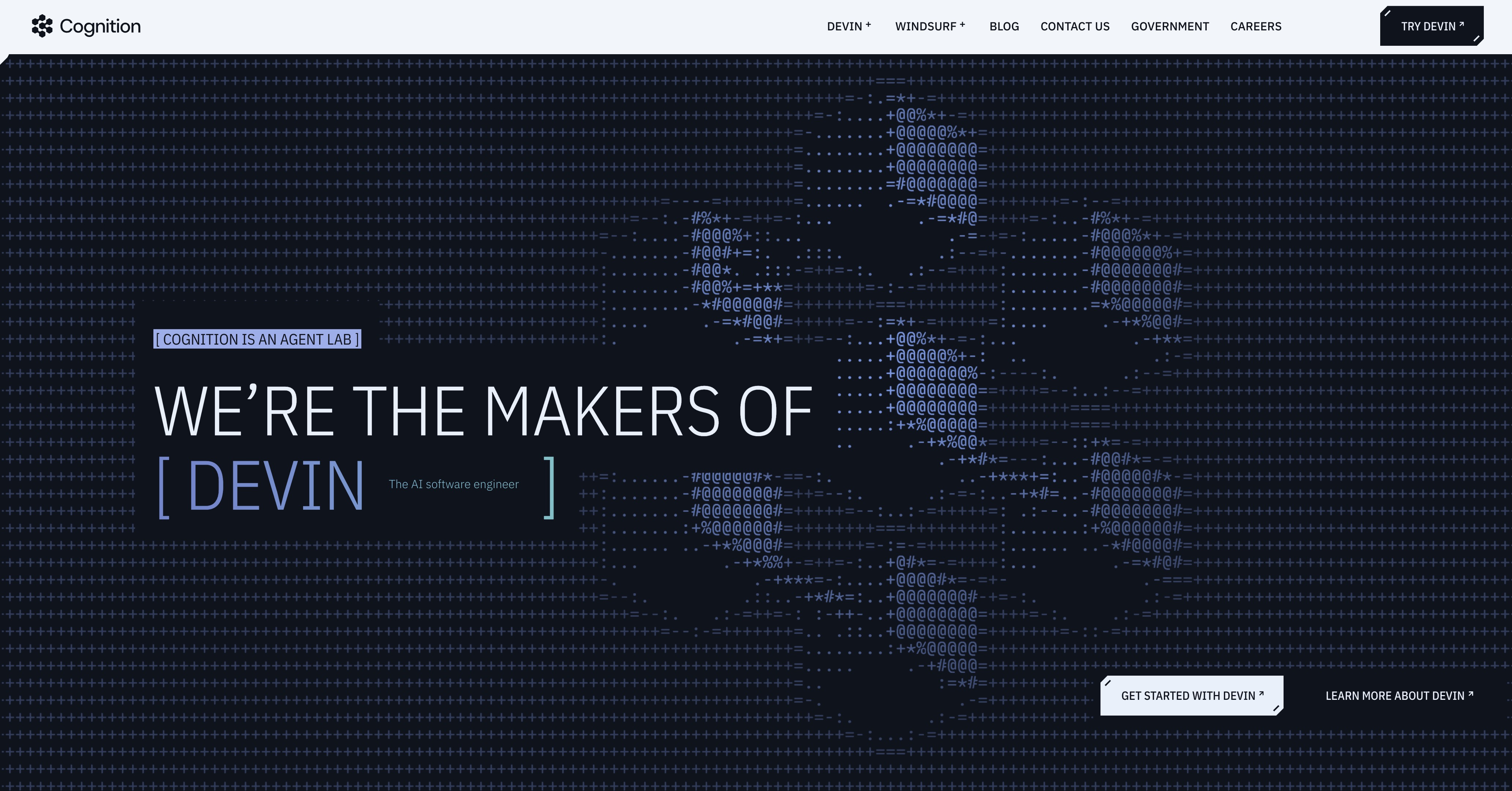 Cognition website preview