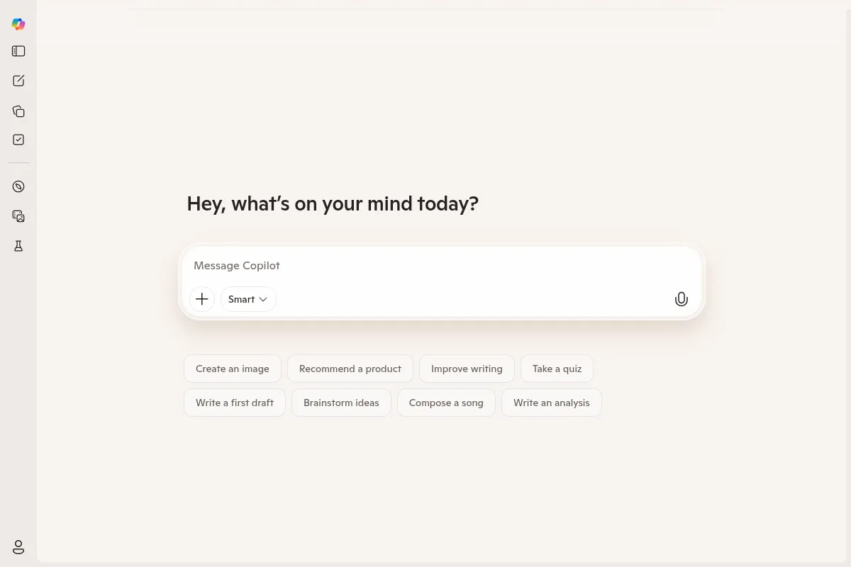 Copilot website preview