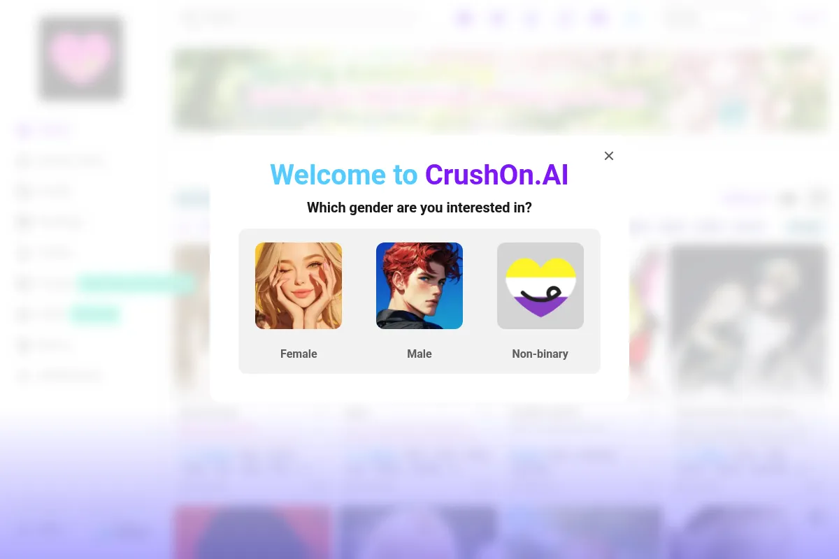 Crushon.AI website preview