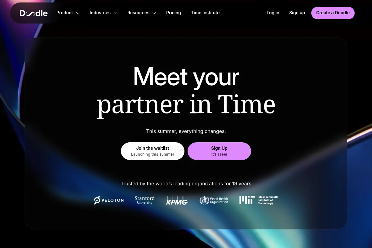 Doodle website preview