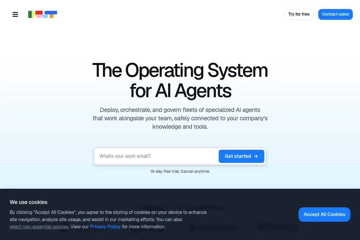 Dust website preview