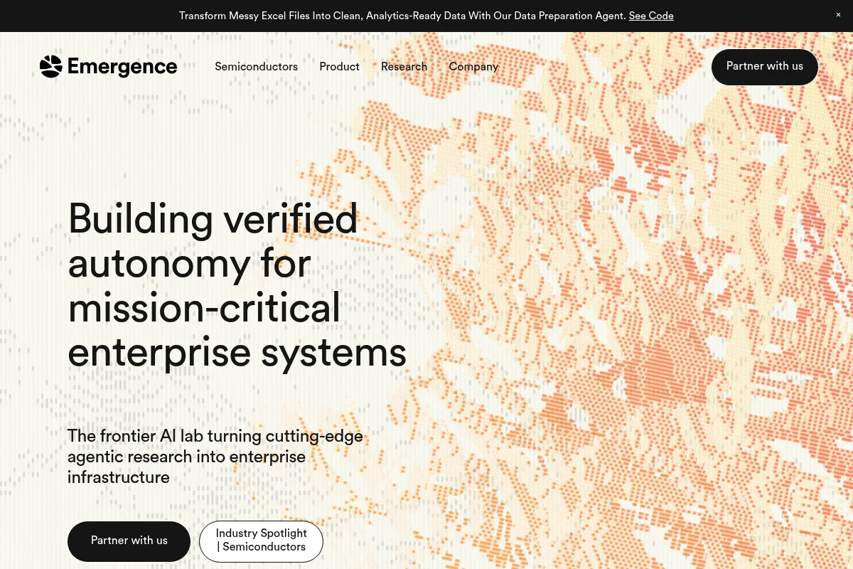 Emergence website preview