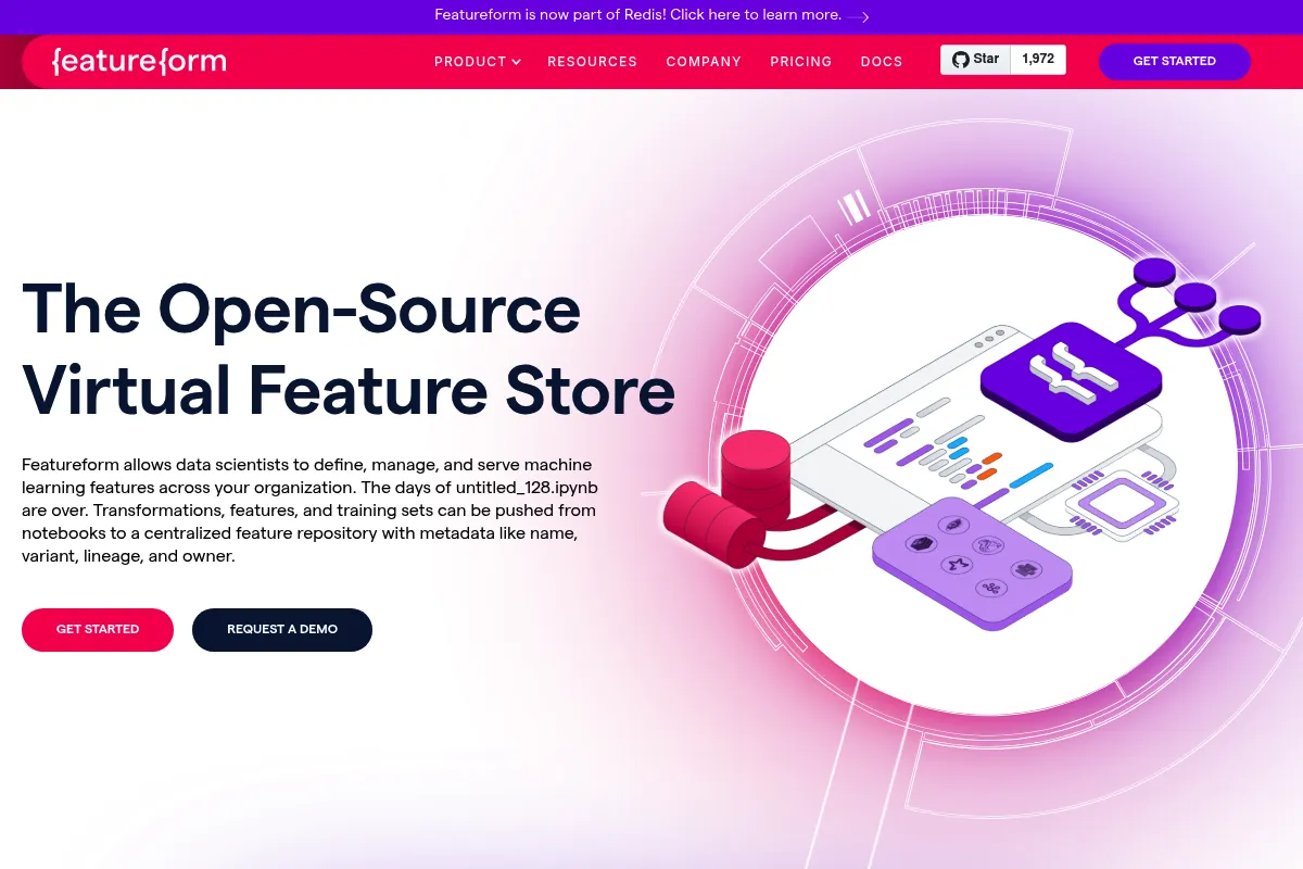 Featureform website preview