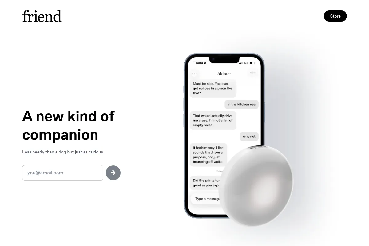 Friend website preview
