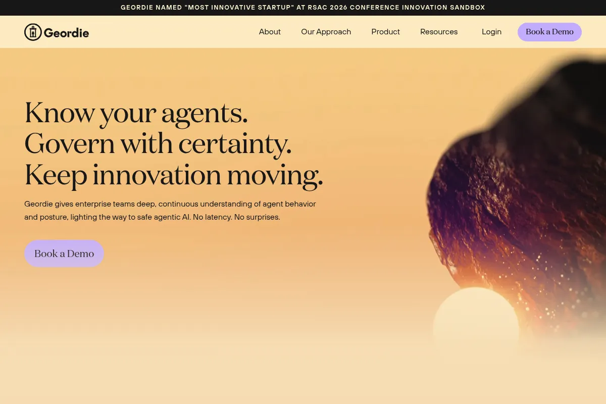 Geordie website preview