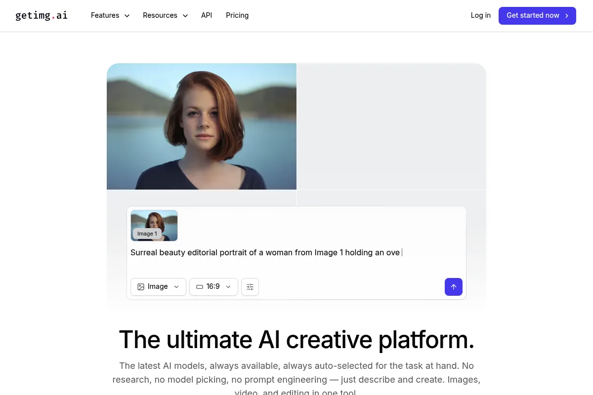 getimg.ai website preview