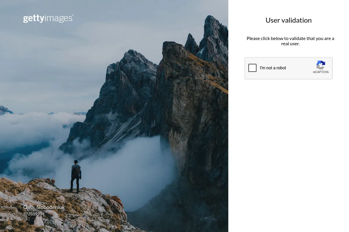 Getty Images (Generative AI) website preview