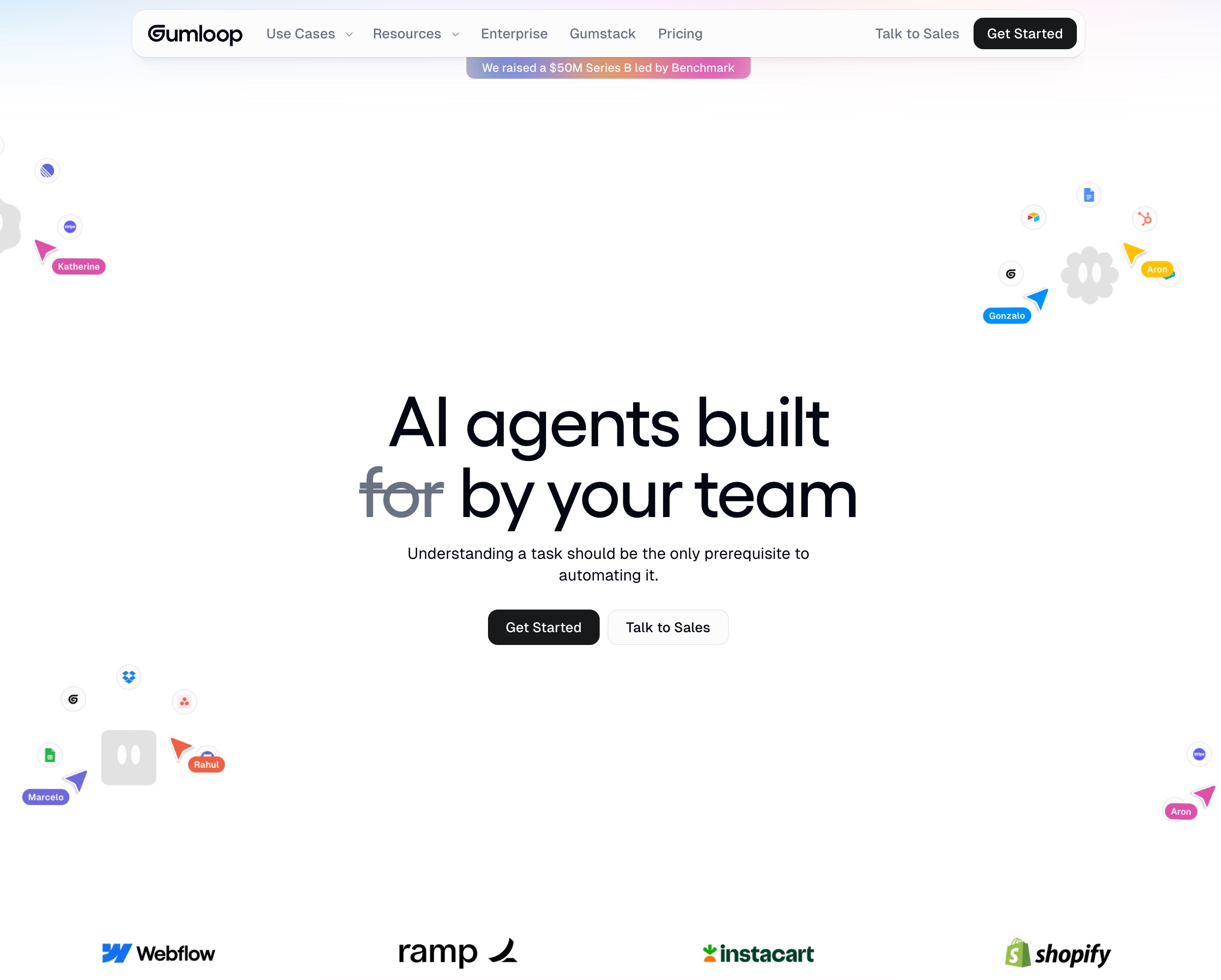Gumloop website preview