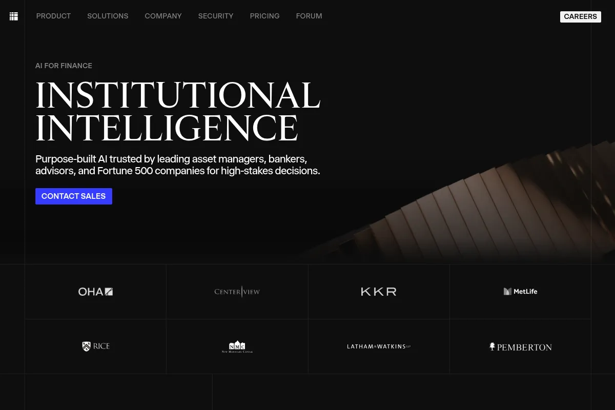 Hebbia website preview