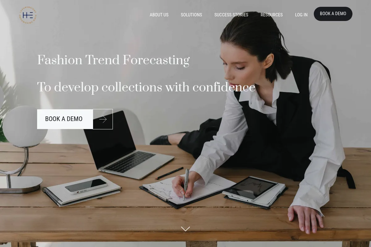 Heuritech website preview
