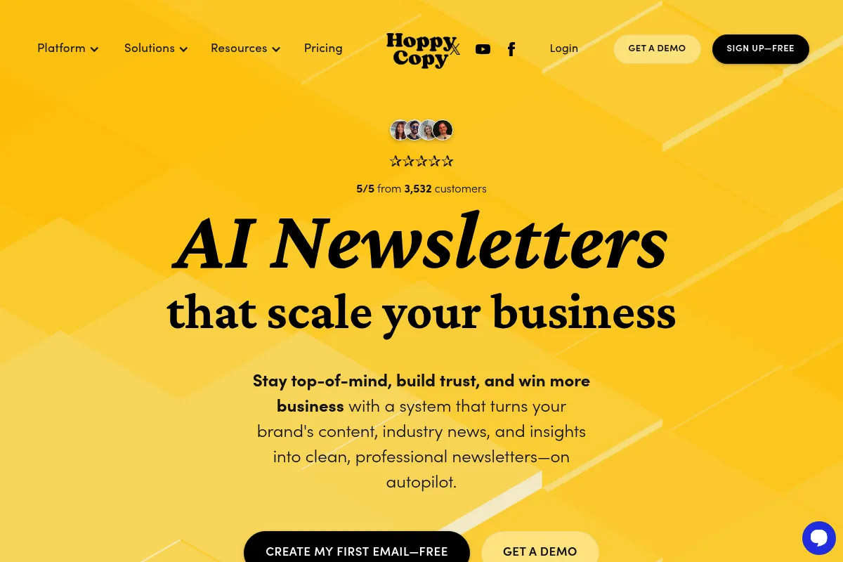 Hoppy Copy website preview