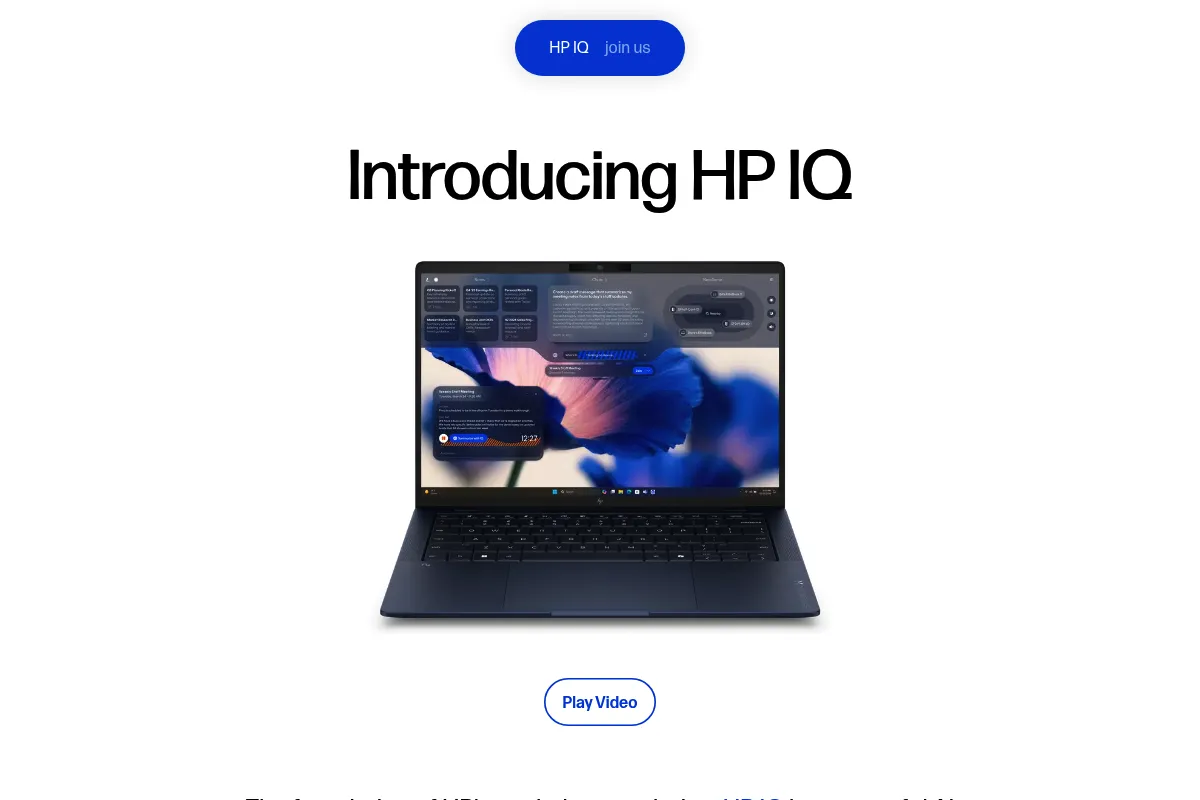 Ai Pin website preview