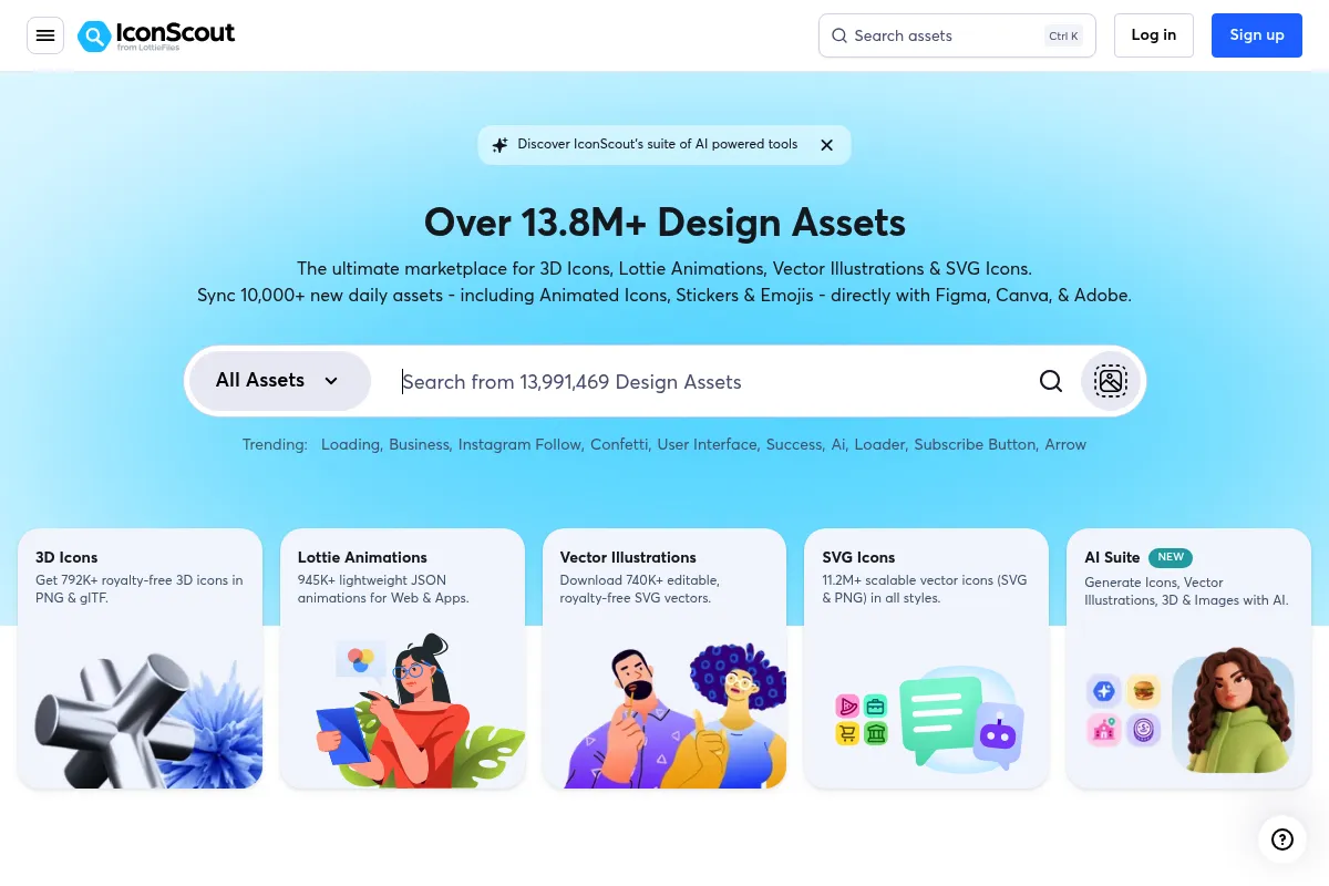 IconScout website preview