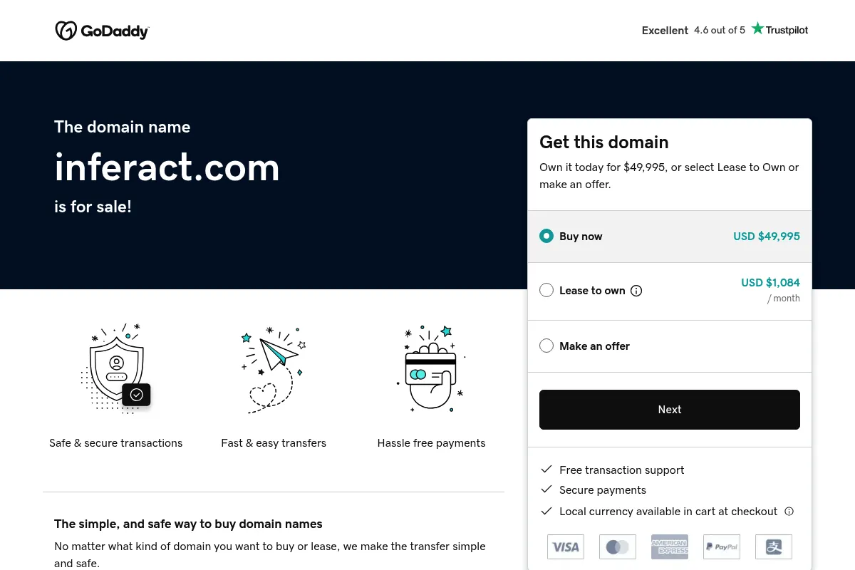 Inferact website preview