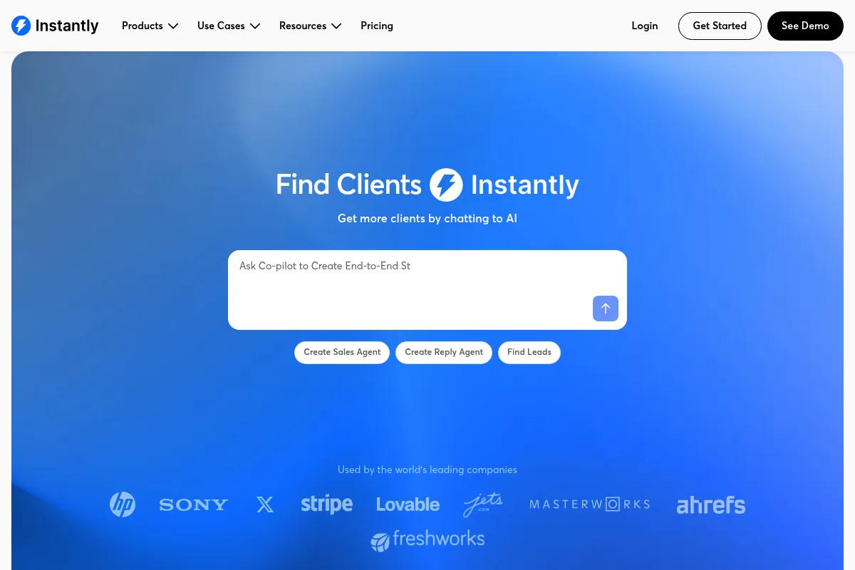 Instantly website preview