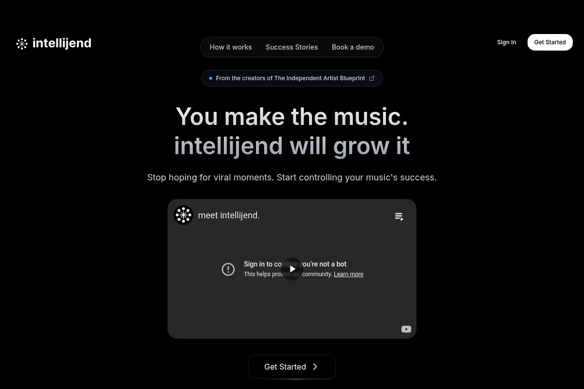 Intellijend website preview