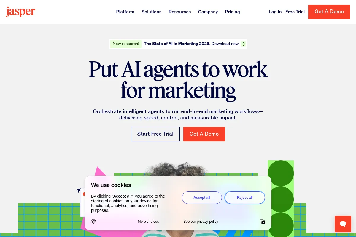 Jasper website preview