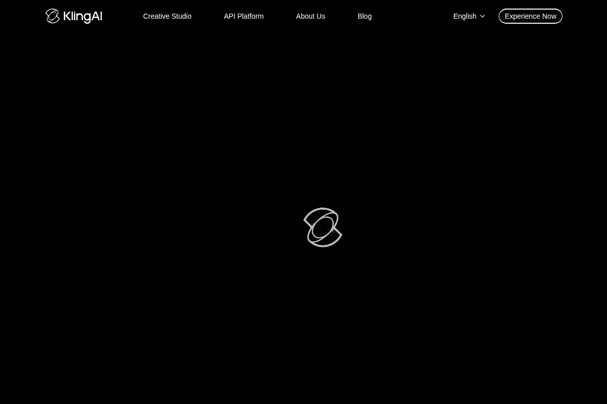 Kling website preview