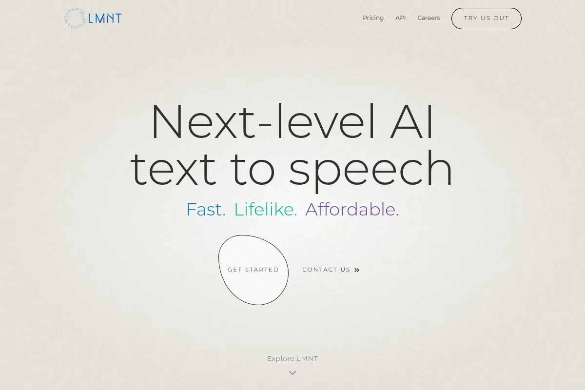 LMNT website preview