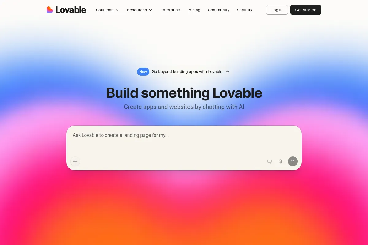 Lovable website preview