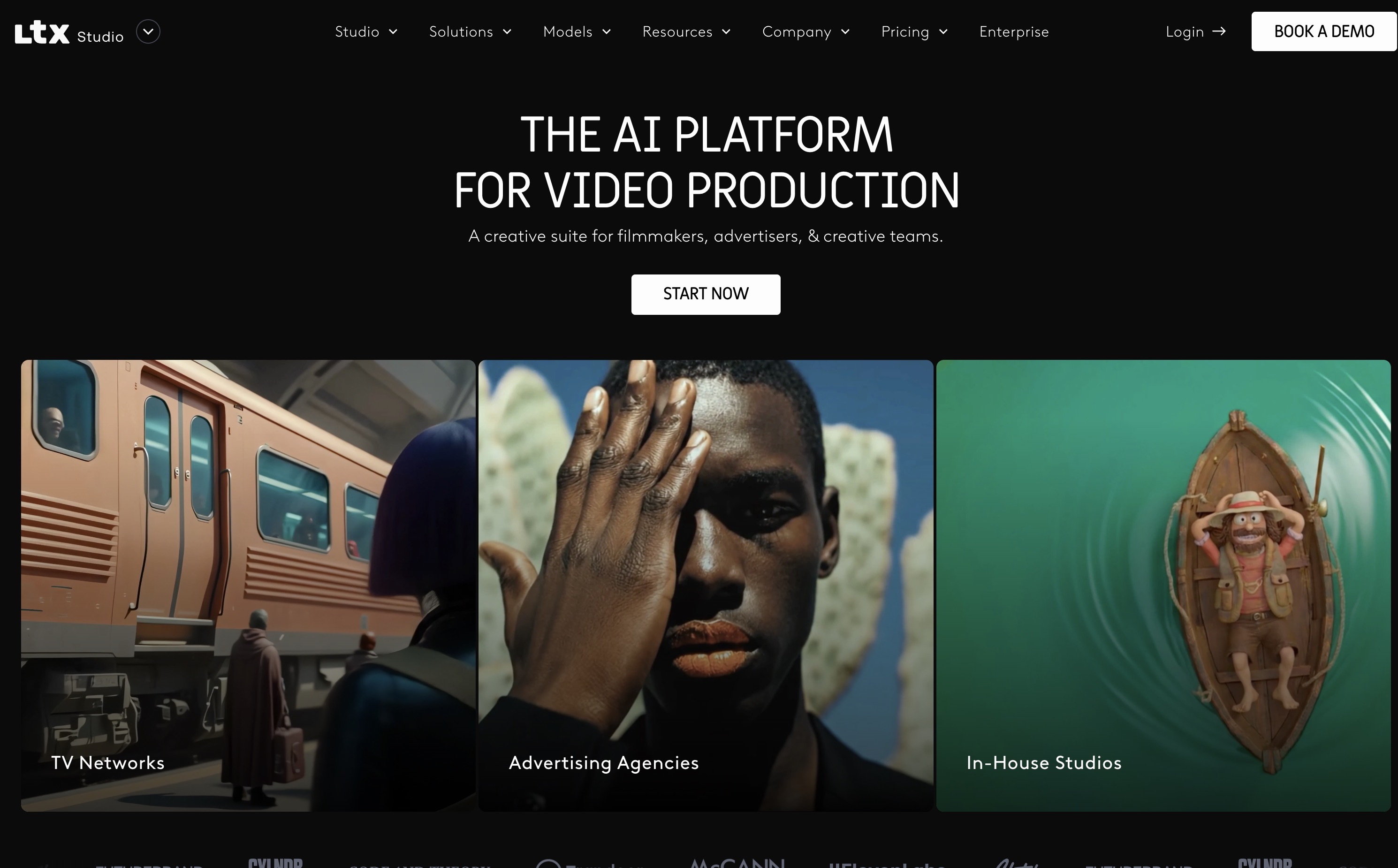 LTX Studio website preview