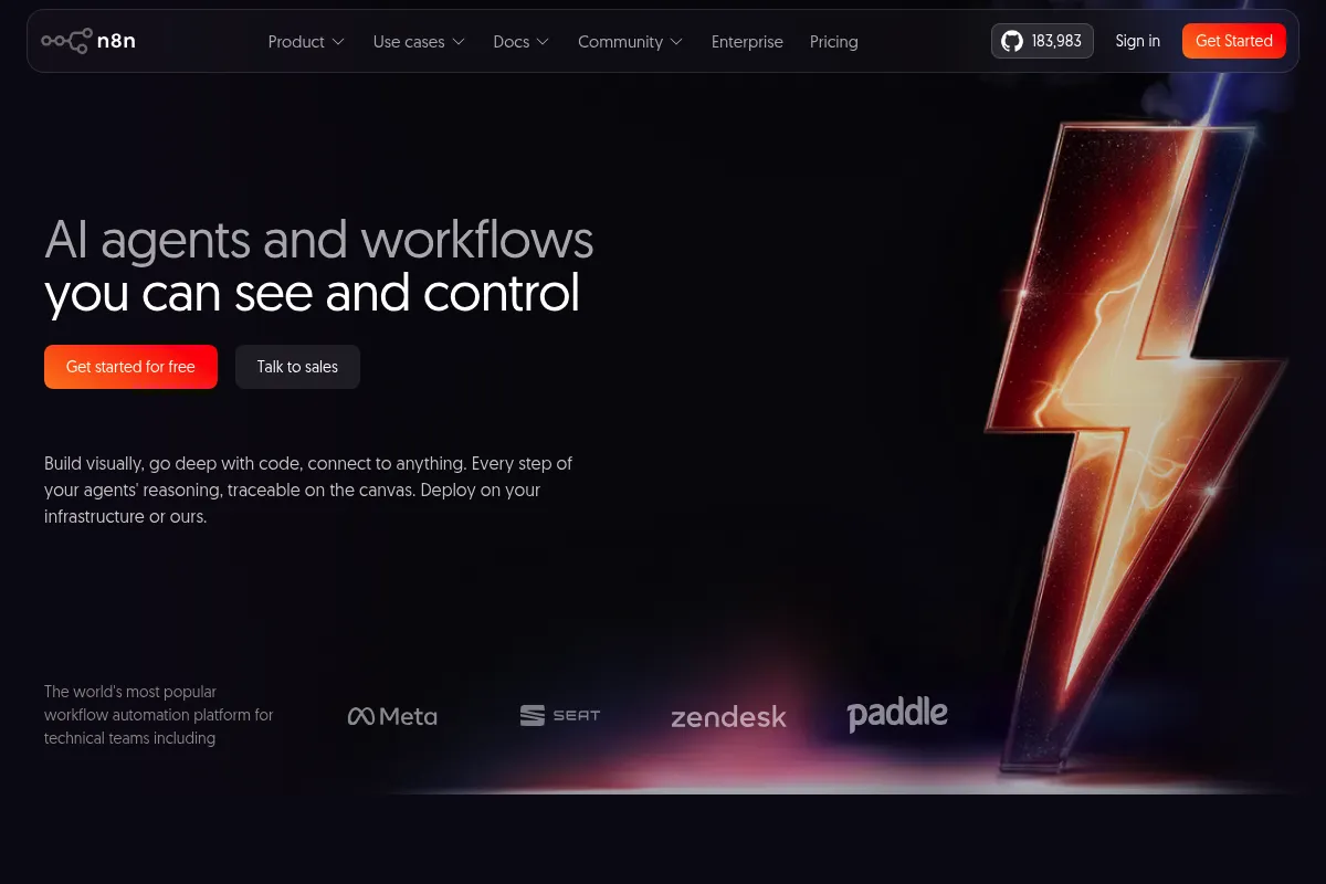 n8n website preview