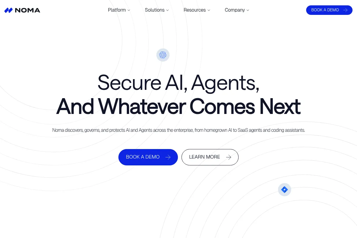Noma website preview