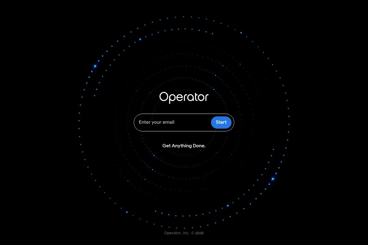 Operator website preview