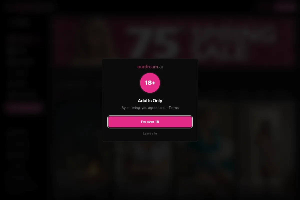 OurDream.AI website preview