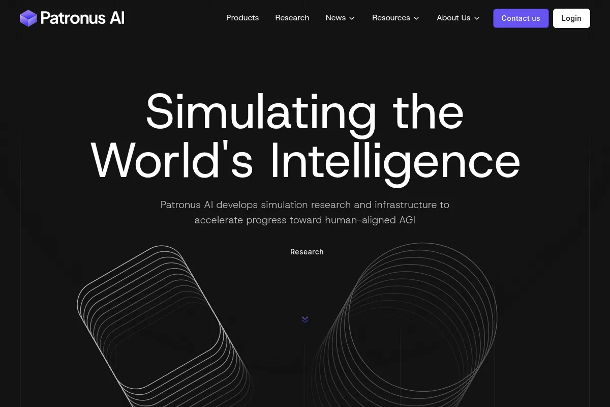 Patronus AI website preview