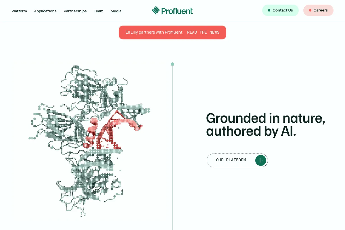 Profluent website preview
