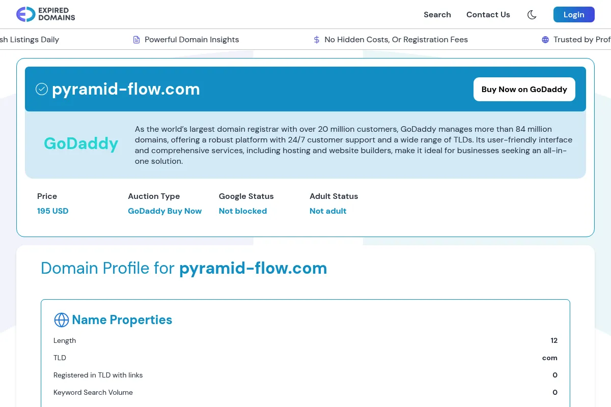 Pyramid Flow website preview