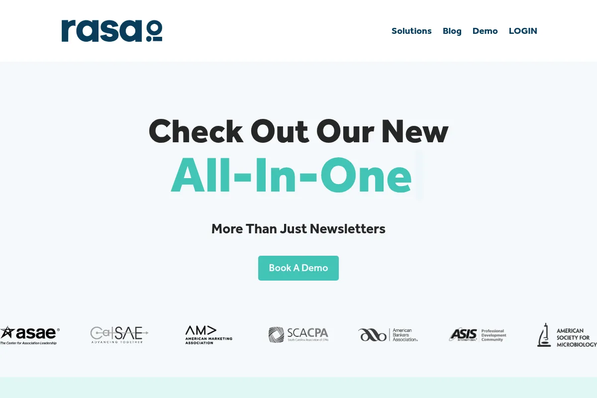 rasa.io website preview