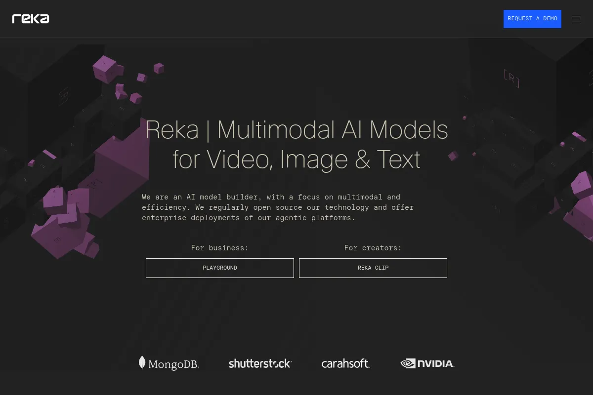 Reka website preview