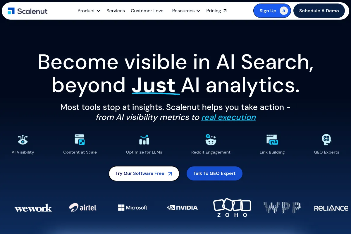 Scalenut website preview