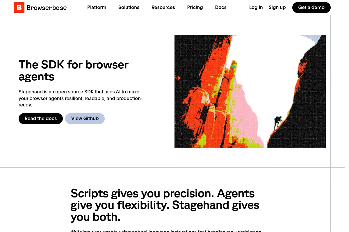 Stagehand website preview