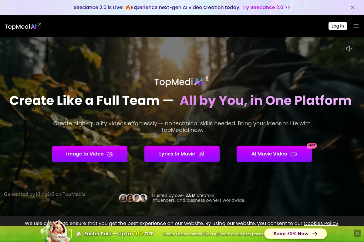 TopMediai website preview