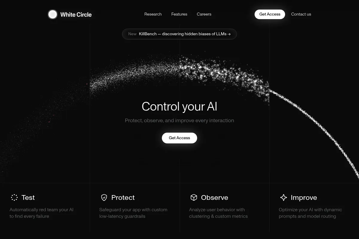 White Circle website preview