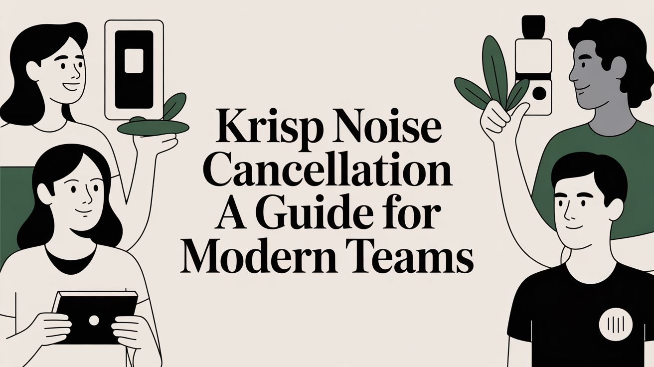 Krisp Noise Cancellation: The 2026 Guide for Flawless Audio